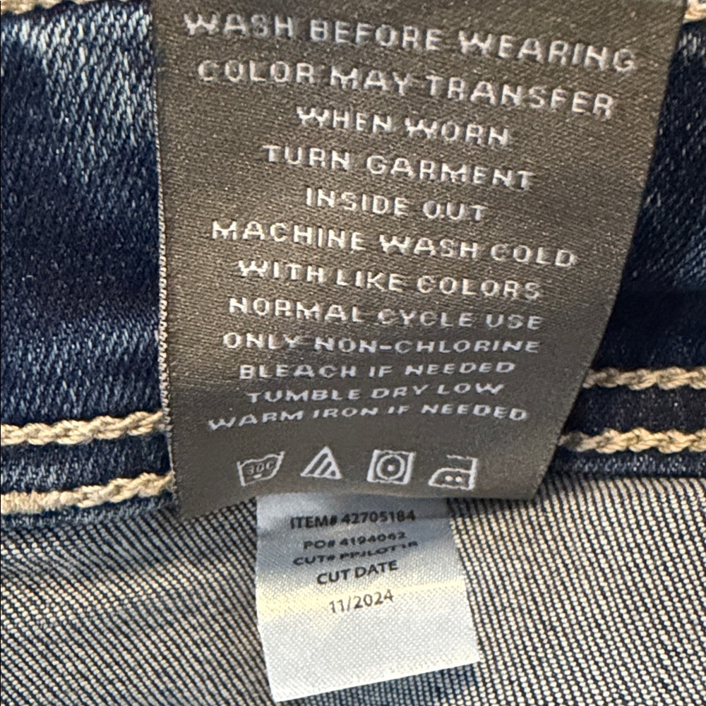 TORRID Dark  Blue Distressed Wash Ankle/Jogger Jeans for Women - size 20R  NWT!! - Picture 10 of 10